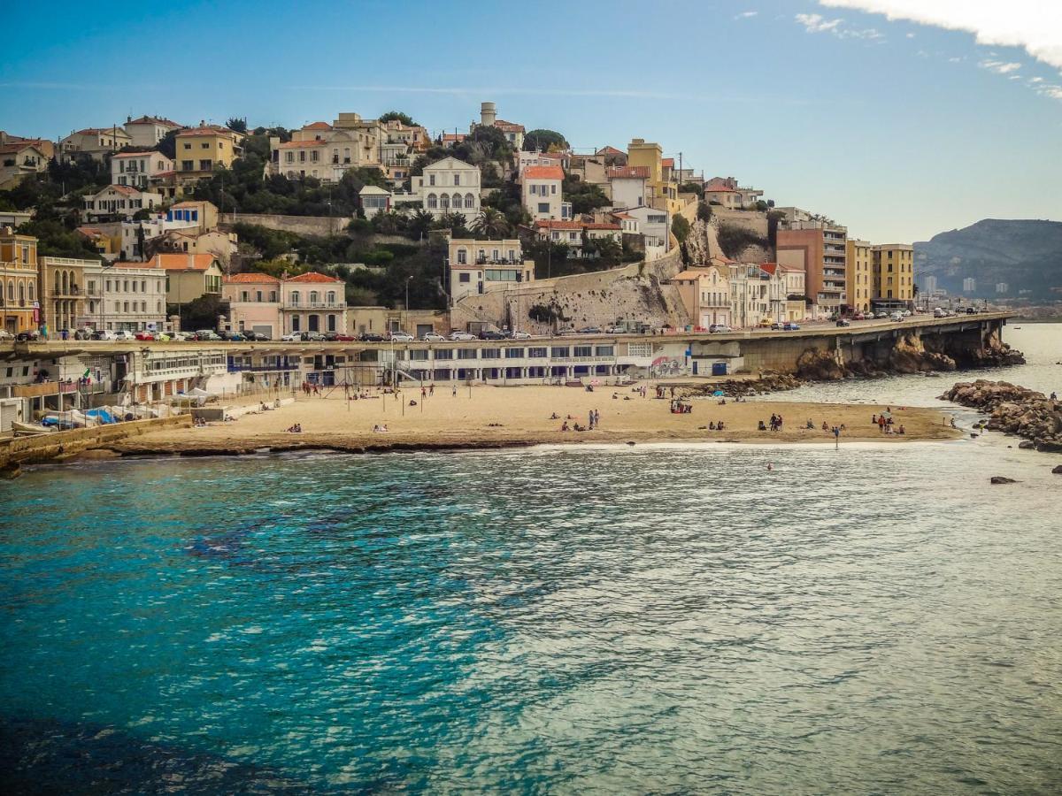 T2 Equipe Au Calme + Terrasse A 1 Km De La Mer Marseille Eksteriør bilde