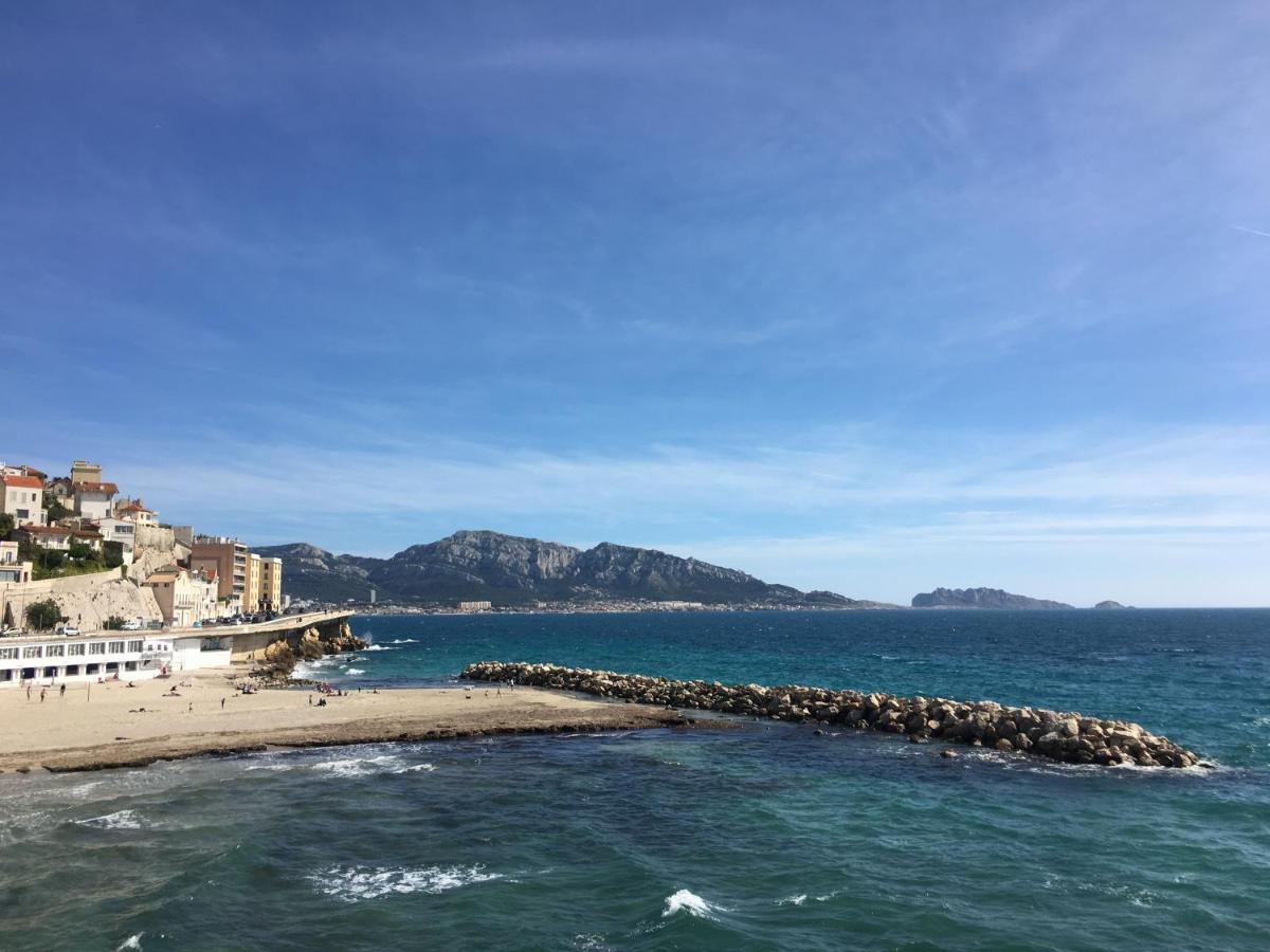 T2 Equipe Au Calme + Terrasse A 1 Km De La Mer Marseille Eksteriør bilde